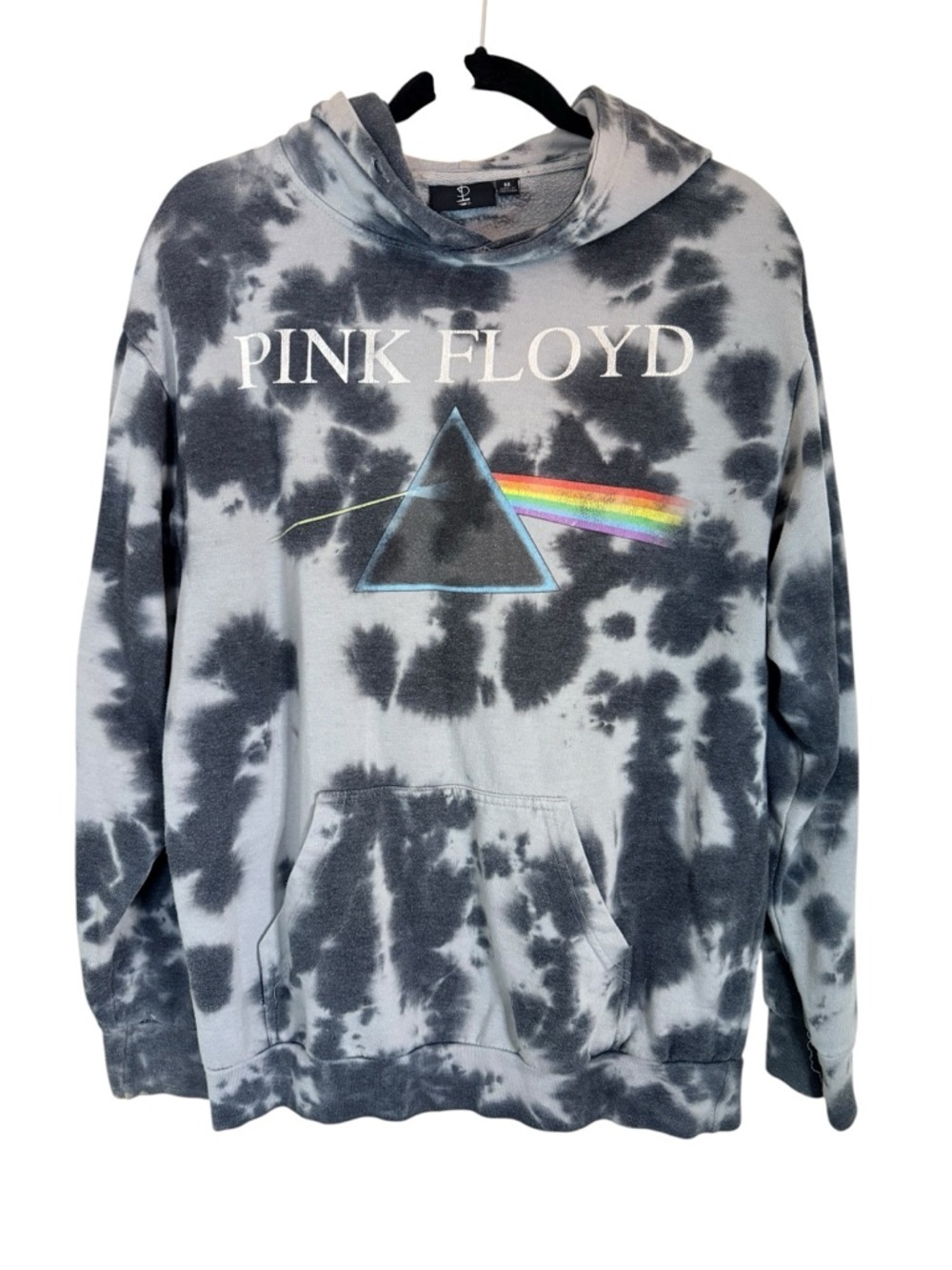 Pink Floyd Dark Side of the Moon Tie Dye Hoodie Band Tee Size M - Picture 2 of 6